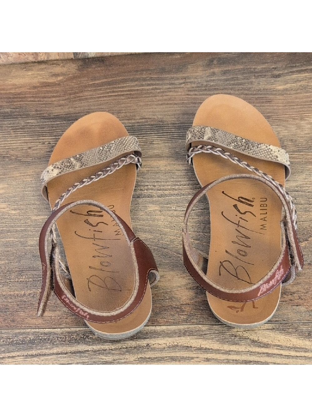 Blowfish Malibu Women's Goya Natural Coiled Sandals 7.5 L113 - Picture 3 of 8